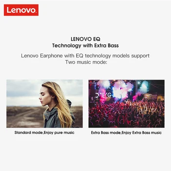 Original Lenovo HT20 TWS Verdadero Inalámbrico de Auriculares Bluetooth 5.0 con Extra bass Auriculares Inalámbricos con Cancelación de Ruido Gaming Headset