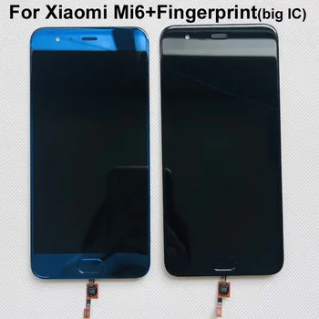Original pantalla LCD de Pantalla para Xiaomi Mi6 Mi6 Pantalla de Panel Táctil +10 Puntos de Contacto de huellas Dactilares(big IC) Para Xiaomi Mi6 Pantalla LCD de las Piezas de