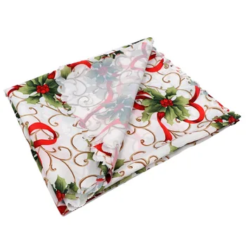 OurWarm Rojo de Navidad mantel Impreso Mesa de Comedor Cubierta de Año Nuevo Decoración de la Mesa Rectángulo Mantel 2019 175x145cm