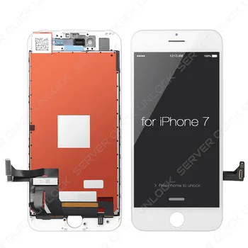 Pantalla Completa para el iPhone 7 Blanca Tactil Digitalizador + LCD + Marco Blanco + Cristal Templado Calidad AAA+ Envio 24h