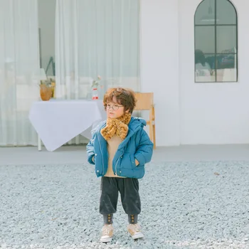 Pantalones de los niños De 2019 Primavera Nueva coreana Casual para Niños Pantalones Niños y Niñas Engrosada Pantalones de Pana Niños Pantalones de Harén Pantalones