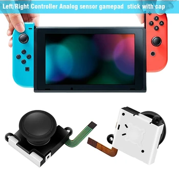 Paquete de dos Analógico 3D Alegría Con Joystick de Repuesto para Nintendo Interruptor, a la Izquierda Joycon Derecho Interruptor de Alegría Con Controlador Completo Ns Repai