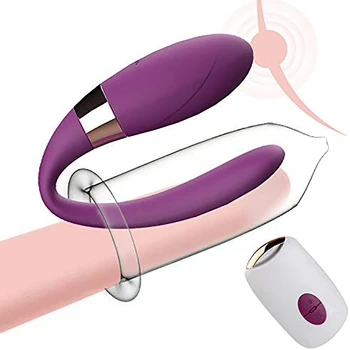 Par Vibrador Para el Clítoris y el Punto G Estimulación Poderosa 7 de Vibración Inalámbrico de Control Remoto de adultos juguetes sexuales de la mujer de la vagina anal