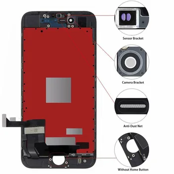 Para el iPhone 7 Plus /8 Plus de Reemplazo LCD de Pantalla Táctil Digitalizador de Pantalla con Herramientas Para iPhone 7 8 Accesorios del Teléfono de la Pantalla LCD