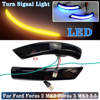 Para Ford Focus 2 MK2 Foco 3 MK3 3.5 Para Mondeo MK4 LED Dinámico de la Señal de Giro Luz Intermitente flujo de Agua, luz Intermitente Luz Intermitente