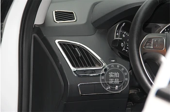 Para HYUNDAI ix35 2010-aire del Coche de la condición de salida del ABS Cromo auto accesorios de decoración de coche de estilo 4pcs por conjunto