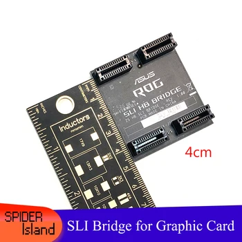 Para la Original de ASUS nVidia SLI Puente Gráficas PCI-E Conector de Puente de conexión para la Tarjeta de Vídeo 4cm