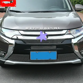 Para Mitsubishi Outlander Chrome Coche 3D Letras Capucha Logo de Emblema de la Insignia del Coche Pegatinas Estilo de los Accesorios del Coche Redacción de Carta 3D
