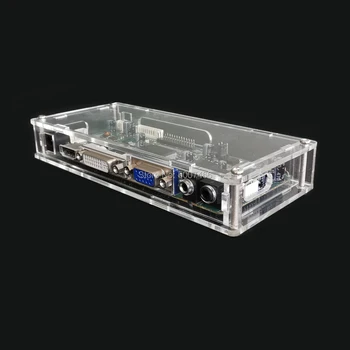 Para nuestros M. NT68676 controlador de la tarjeta de la placa base de LED/LCD controlador de la controladora de la junta de Acrílico transparente de la funda protectora de la caja
