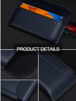 Para SAMSUNG Galaxy Z doble 2 Caso W20 Cuero Genuino a prueba de Golpes Protector de la Cubierta Para Huawei Mate XS X Original Cómodo Bolsa