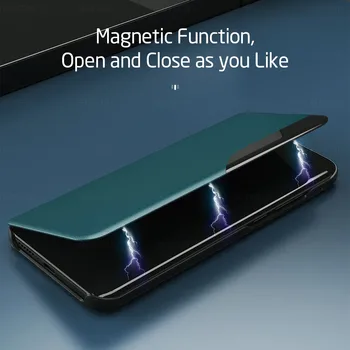 Para Samsung S21 Ultra Caso Magnética Inteligente de la Cubierta del Teléfono Para Samsung Galaxy S21 Más S21Ultra S21Plus 5G S21+ Stand de libros Coque