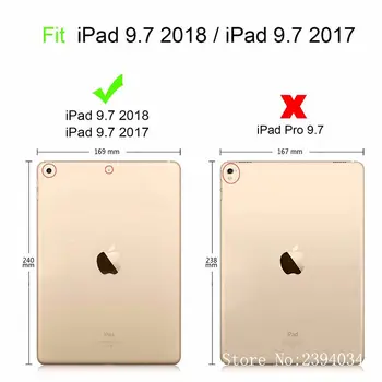 Patrón de mármol Caso de la Cubierta Para Apple Nuevo iPad de 9,7 2017 2018 5ª 6ª Generación de Una 1954 Funda Soporte para la Tableta de la Piel Shell +Pluma+película