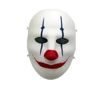 Payaso de día de Pago de Cara Completa Táctica de la Máscara de Cráneo Cosplay de la Fiesta de Máscaras de Halloween Militar del Ejército CS Wargame la Caza de Airsoft Paintball Máscara
