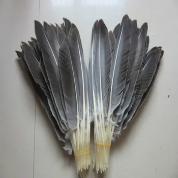 Perfecto! caliente 500pcs/lote 12-14inches / 30-35cm Natural pavo salvaje plumas de la cola de artesanía de Navidad de la boda Decoración