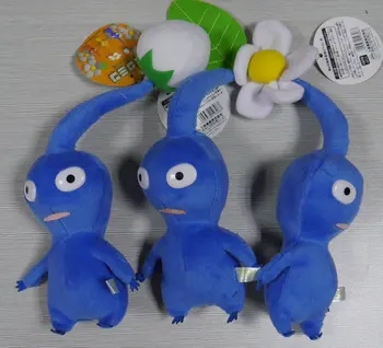 Pikmin Juego de Juguete de Felpa muñeca de la Decoración del hogar, juguetes de peluche de felpa muñeca de juguete Set de Flor Azul, Yema de Hoja 7