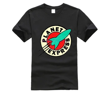 Planet Express t-shirt t-shirt de Algodón de Manga Corta de la parte Superior