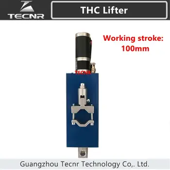 Plasmáticos de THC Levantador de DC24V Automático de Altura de la Antorcha Controlador de 100mm de recorrido Para la llama de Plasma máquina de corte del Eje Z Torre