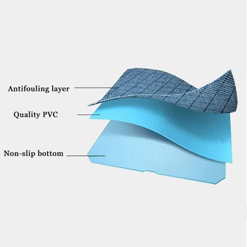 Plástico PVC Mantel rectangular de Celosía impreso Impermeable Oilproof de cocina, Mesa de comedor colth Cubrir Tapete de Hule lavable