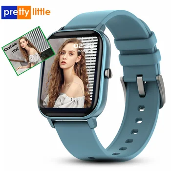 PP8 Smart Watch Hombres Mujer impermeable Personalizada de línea Completa de la pantalla táctil Smartwatch Monitor de Ritmo Cardíaco Sueño Monitor de Pulsera de Deporte