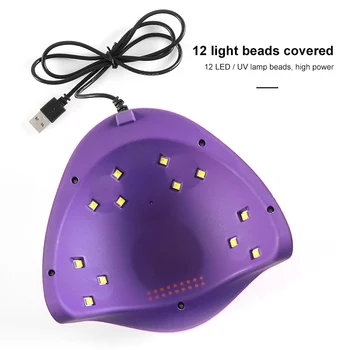 Profesional de la Lámpara LED UV Para Uñas Secador de 36W de Hielo de la Lámpara Para la Manicura de Gel del Clavo de la Lámpara de Secado en Lámpara De Gel de Barniz de secado Rápido TSLM1