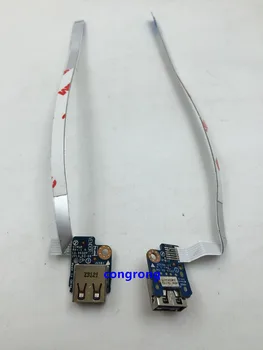 Puerto USB de la Junta de W/Cable Para Lenovo IdeaPad G500 P580 N585 de la Serie LS-7982P