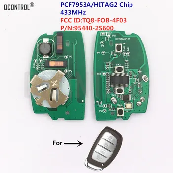 QCONTROL Coche de Control Remoto Inteligente de la Llave Electrónica de la Placa de Circuito Para Hyundai IX35 TUCSON P/N: 95440-2S600 7953A Chip