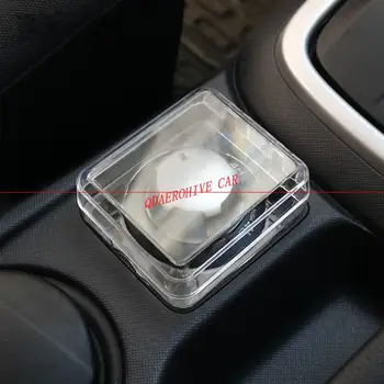 QDAEROHIVE de los accesorios del coche en Todas las ruedas-caja de la unidad para proteger 4WD cubierta de interruptor de cromo ABS Caja Transparente para D-MAX MU-X 2012-2019