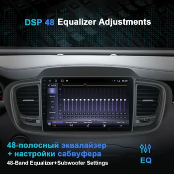 Radio de coche Para Ford Everest/Ranger Android 10.0 Multimedia de Navegación Estéreo del Auto Cabeza de la Unidad de WIFI Carplay DSP 4G no hay Ningún CD Playe