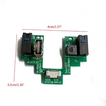 Ratón Superior de la Placa base botones de la Junta Con D2FC-F-K (50m) Micro Interruptor para logitech G Pro Wireless Gaming