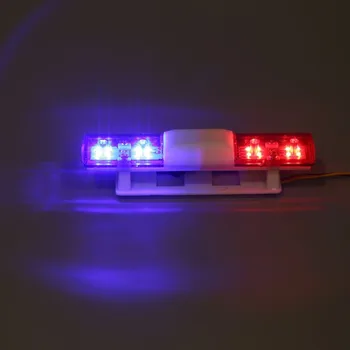 RC Accesorios del Coche Led de la Policía de la Luz del Flash Alarmante de la Lámpara de Luz para 1/10 1/8 HSP Traxxas TAMIYA CC01 Axial SCX10 D90 Modelo de Coche