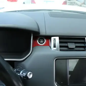 Real de Fibra de Carbono de Pasajeros Decoración de ajuste Para el Range Rover Sport RR Sport-2019 de la Mano Izquierda de la Unidad de Accesorios