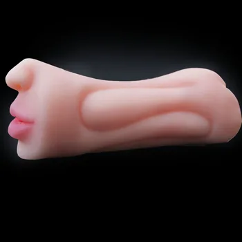 Realista Vagina Real, el Coño y la Boca Oral de Silicona Masturbador Masculino Artificial 5D Garganta Profunda Bolsillo Coño Juguetes Sexuales para Hombres