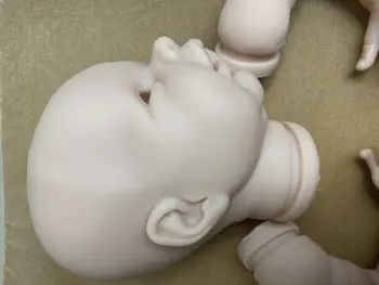 Reborn baby doll kit de BRICOLAJE 22inch Recién nacidos del bebé muñeca molde de silicona muñeca de vinilo bebe reborn partes sin terminar