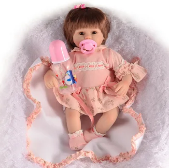 Reborn doll 30/45 cm de silicona suave renacer muñecos de vinilo de silicona muñecas Realistas niño Bonecas regalos de Navidad a los Niños de Juguete