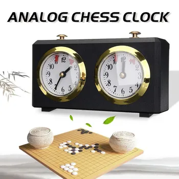 Reloj de ajedrez cuenta Exacta de Arriba Abajo de los Accesorios de la Competencia Profesional Internacional Retro Regalo Analógica I-go de Juego Portátiles, Temporizador