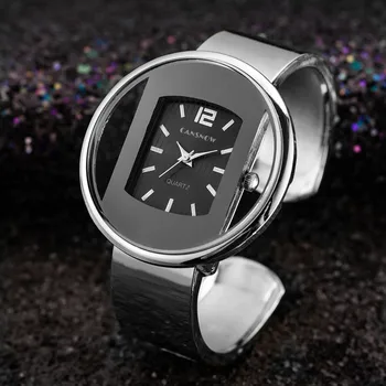 Relojes de lujo para las Mujeres 2021 Reloj de Pulsera de Oro Rosa Dial de Plata Reloj de Pulsera de Cuarzo Vestido de las Mujeres del Reloj reloj mujer