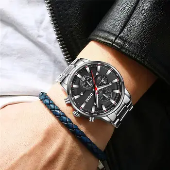 Relojes de moda creativo de los hombres de los hombres relojes relojes de lujo de los hombres relojes de los deportes de la prenda impermeable de negocios de lujo reloj mujer bayan