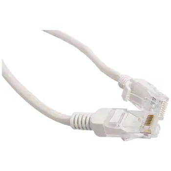 Retail Ethernet RJ45 Cat5 Cable de Red LAN latiguillo 20m Gris Blanco