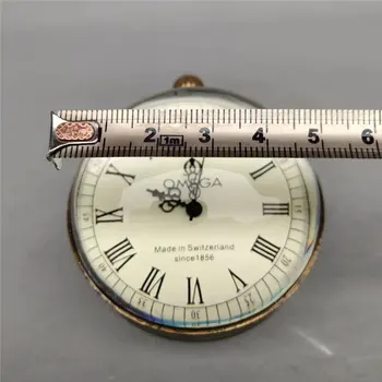 Retro Reloj de 5cm de Latón Bola de Cristal Mecánica de la Antigua roma Decoración de Mesa Adornos