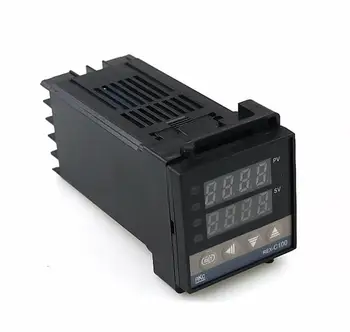 REX-C100FK02-V*DA energía solar controlador de temperatura termostato de salida de relé SSR salida de 0~400 con 1 m de termopar K SSR salida