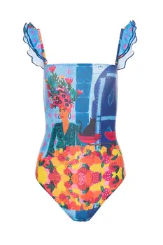 Rima Señora bikinis de mujer 2020 la Impresión de las Mujeres Push-Up Sujetador con relleno de Playa Bikini Set Traje de baño trajes de baño trajes de baño trajes de baño de las mujeres tankini