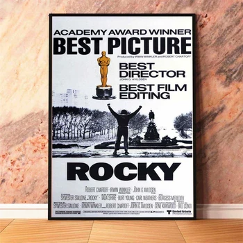 Rocky Balboa 1976 Carteles de Cine y Estampados de Pared de arte Decorativo de la Foto Lienzo de Pintura Para la Sala de estar Decoración del Hogar sin enmarcar