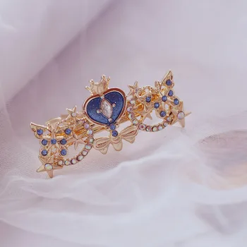 Sailor moon la Serenidad de Cristal Tiara Espiral Corazón de la Luna Varilla Barrette broche para el Cabello horquilla Accesorios de Belleza cosplay