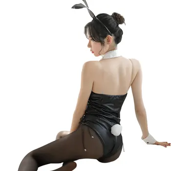 Sakurajima Mai Traje de Cosplay para las Niñas de Halloween de las Mujeres de Negro Sexy Traje de Rascal No Sueño con Bunny Girl Senpai Cos