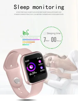 Salud para el año 2020 banda Inteligente de Fitness Tracker pulsera de hombre Mujer IP68 Impermeable de Bluetooth Monitor de Frecuencia Cardíaca 5 en 1 mujer hombre