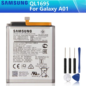 SAMSUNG Original del Reemplazo de la Batería QL1695 Para Samsung Galaxy A01 Auténtica de la Batería del Teléfono QL1695 3000mAh