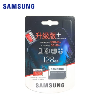 SAMSUNG Tarjeta Microsd 256G 128 GB 64 GB de hasta 95 mb/s U3 Clase 10 de 32GB U1 microSDXC/SDHC EVO Plus Micro Tarjeta SD de la Tarjeta de Memoria TF de Flash