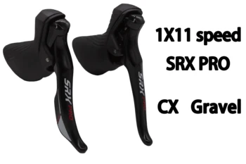 SENSAH SRX PRO 1x11 Velocidad, 11s Carretera de Grupo, R/L de la palanca de cambios + Desviadores Traseros + ZRACE Pedalier Freno de Grava-Bicicletas de Ciclocross CX