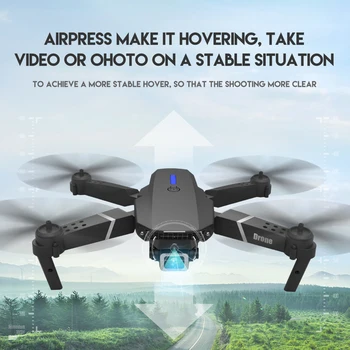 SHAREFUNBAY E525 drone 4k HD gran angular de la cámara dual 1080P WIFI visual de posicionamiento de altura mantener rc drone me siga rc quadcopter