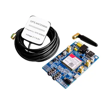 SIM808 en lugar de SIM908 módulo del g / m GPRS GPS de Desarrollo de la Junta de IPX SMA con Antena GPS disponibles para Raspberry Pi para arduino